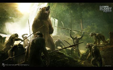 ArtStation - DAWN OF THE PLANET OF THE APES - Concept Art, Edvige Faini