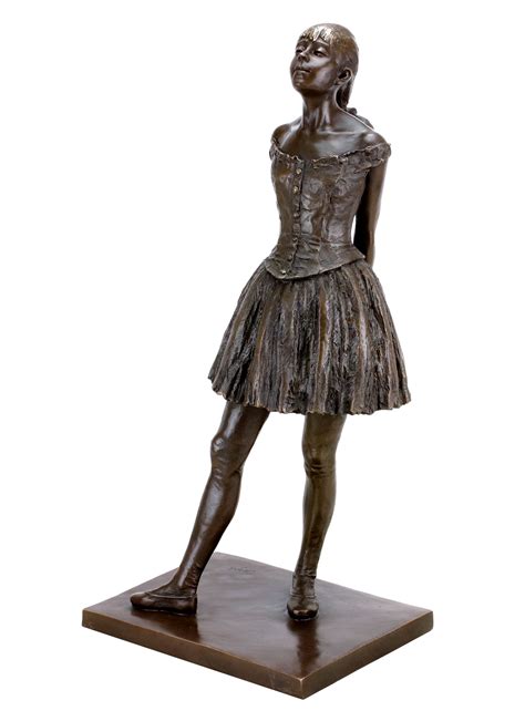 Little Fourteen Year Old Dancer - Bronze Sculpture - Edgar Degas | Bronze sculpture, Edgar degas ...