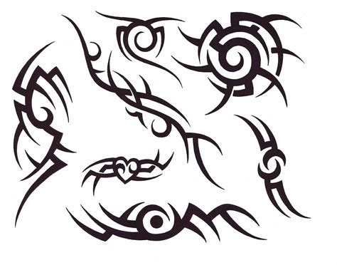 Tribal Lines Design - ClipArt Best