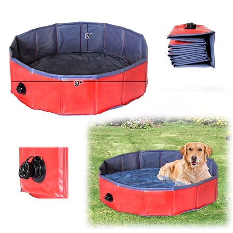 Outdoor Foldable Pet Dog Swimming Pool, 62" - Walmart.com - Walmart.com