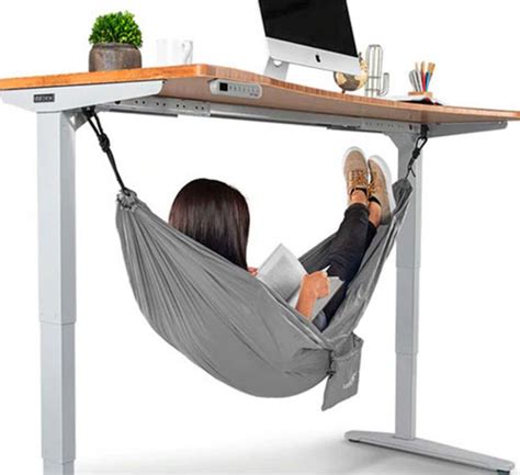 Get Your Nap On At Work With This Under-Desk Hammock