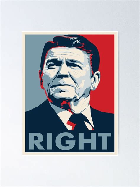 "Ronald Reagan" Poster for Sale by rightposters | Redbubble