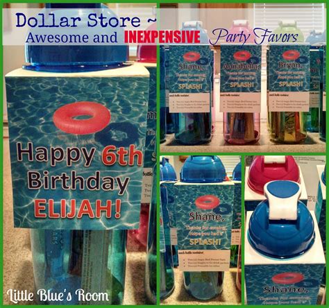 Little Blue's Room: Happy Birthday Party Favors