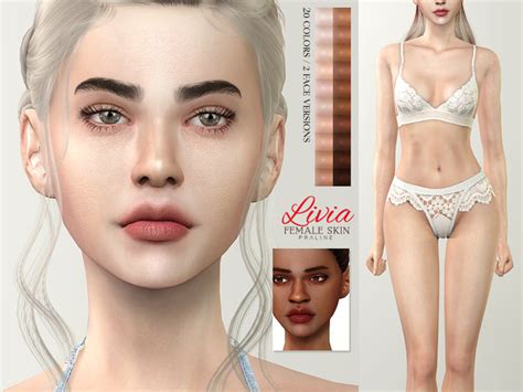 The Sims Resource - Livia Skin Female