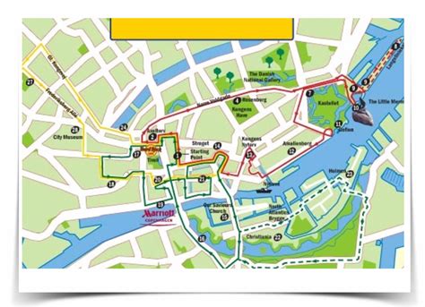 Copenhagen Attractions Map PDF FREE Printable Tourist Map Copenhagen | Adams Printable Map