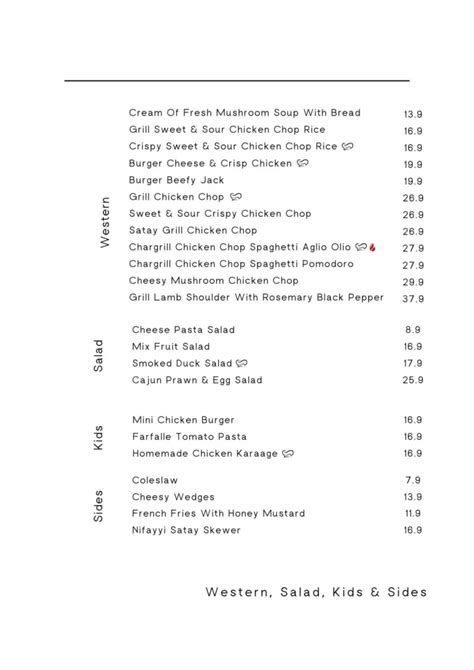 Nifayyi Cafe Menu Malaysia Prices Updated 2024