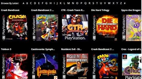 Play Classic / Old PS1 Games Online for Free