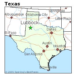 Map Of Texas Lubbock - Windy Kakalina