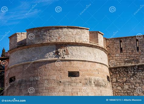 Medieval Castle in Trento Italy - Castello Del Buonconsiglio Stock ...