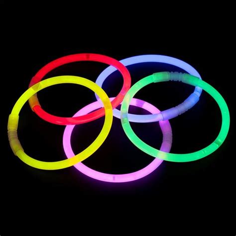 Assorted Colours Glow Bracelets - 20cm (25pk) | Party Delights