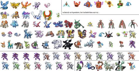 All Shiny Legendary Pokemon | All Legendary Pokemon by pokeman135 on ...