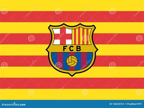 FC Barcelona Logo Editorial Vector Redactionele Foto - Illustration of ...