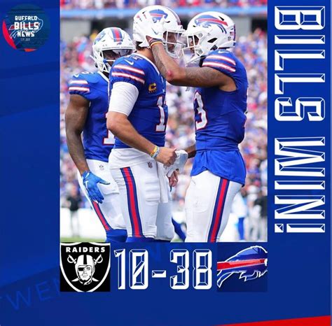 Bills win the home opener! After a slow start, the Buffalo Bills played ...