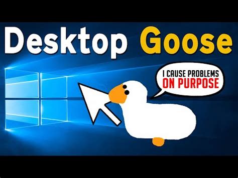 Desktop Goose Free 🦢 Download Desktop Goose App: Install App on Windows PC