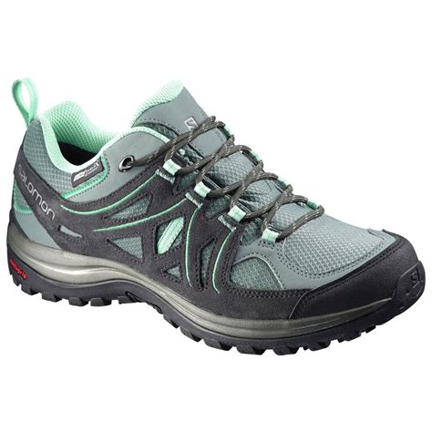 SALOMON Women's Ellipse 2 CS Waterproof Hiking Shoes, Titanium/Asphalt ...