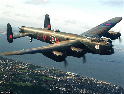 Lancaster Bombers stage fly-past over Windermere to honour Dambusters ...