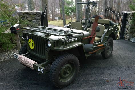 1945 Willys MB - WWII Military Jeep - Army Antique / Classic - Fully ...