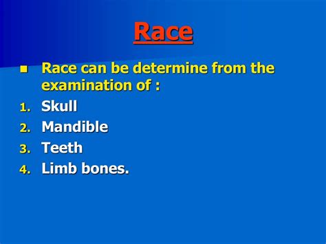 Identification from skeletal remains