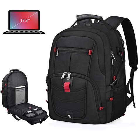 Buy NUBILY Laptop Backpack 17 Inch Waterproof Extra Large TSA Travel Backpack Anti Theft College ...