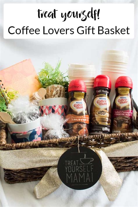 Treat Yourself Mama! A Coffee Lovers Gift Basket - Simply Made Fun