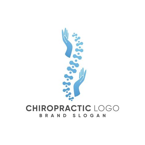 Chiropractic logo with modern design premium vector 17504280 Vector Art at Vecteezy