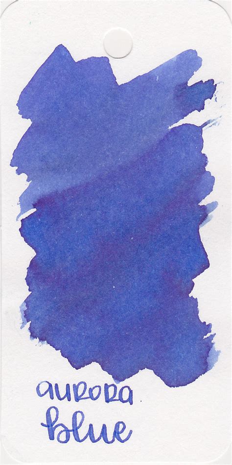 Ink Review #1463: Aurora Blue — Mountain of Ink