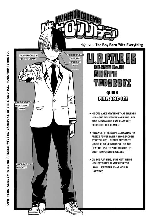 Student File | Shouto Todoroki | Boku no hero academia, Hero, My hero academia