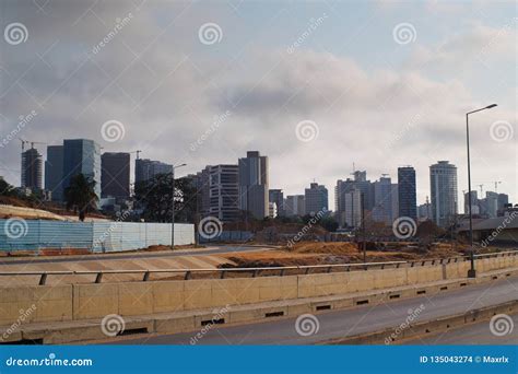 Alternate View of Luanda Skyline Stock Photo - Image of pattern, angola ...