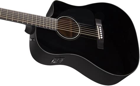 CD-60CE, Black, with Case | Fender Acoustic Guitars