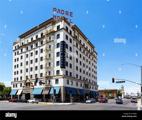 The historic Padre Hotel in downtown Bakersfield, Kern County, California, USA Stock Photo - Alamy