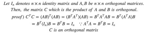 [Linear Algebra] 9. Properties of orthogonal matrices | by Jun | jun ...