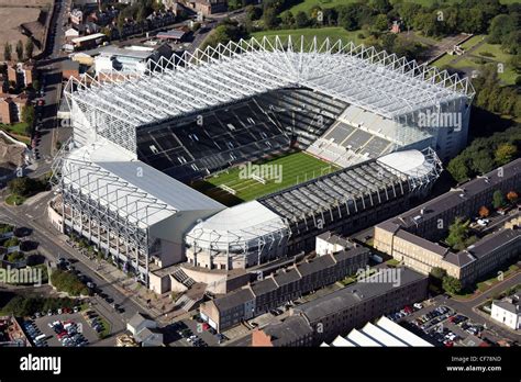 Aerial image of St James Park, Newcastle Stock Photo - Alamy