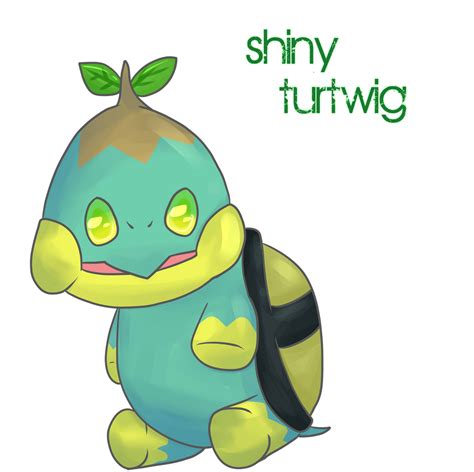 Shiny Turtwig Doodle by Sumechi on DeviantArt