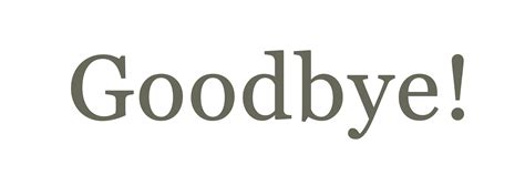 Goodbye PNG Images Transparent Free Download | PNGMart.com