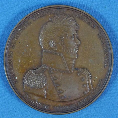 19th Century Bronze War of 1812 Medal Commemorating Commodore Oliver ...