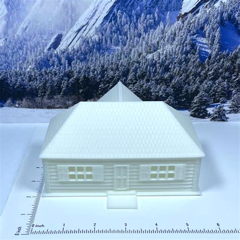 Ho-scale Single Story House 1:87 Scale Building DIY - Etsy