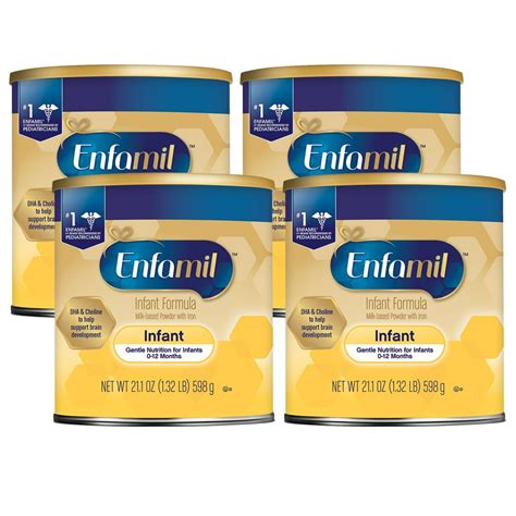 Enfamil Infant Formula Powder, Milk-based Baby Formula with Iron - 21.1 ...