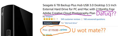 Can't find an internal 6TB HDD for less than £150, yet saw this on ...