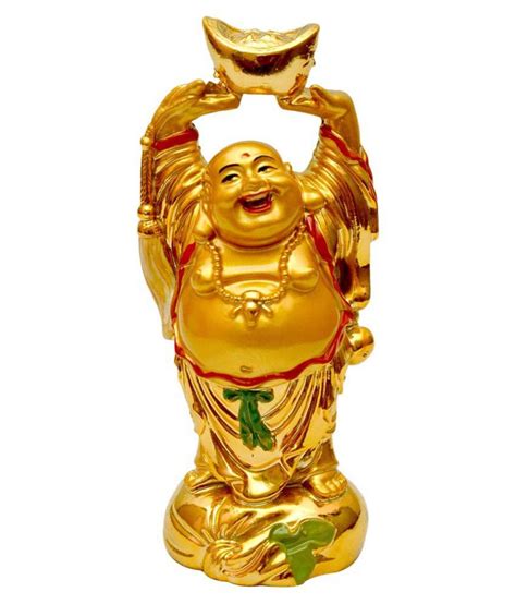 Feng Shui / Laughing Buddha Statue For Happiness, Wealth & Good luck Decorative Showpiece: Buy ...