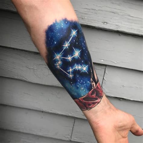 25 Aquarius Constellation Tattoo Designs, Ideas and Meanings for Zodiac Lovers - Tattoo Me Now