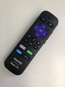 Genuine Original PHILIPS ROKU TV Remote with NETFLIX & HULU & ESPN+ ...