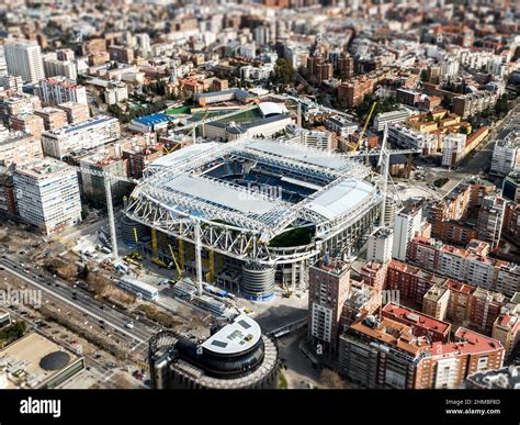 Santiago bernabeu stadium aerial hi-res stock photography and images - Alamy