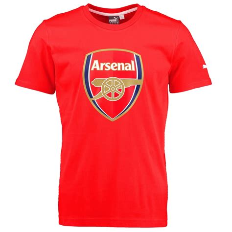 Puma Arsenal FC Red Fan Crest T-Shirt