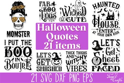 Halloween SVG Quotes Bundle Graphic by Anastasia Feya · Creative Fabrica