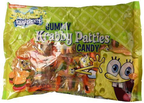 Amazon.com: Spongebob Gummy Krabby Patties, 20 Patties Included: Health & Personal Care