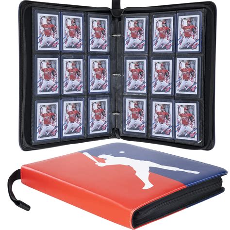 Buy D DACCKIT Toploader Binder, Holds 270+ Toploaders - 9 Pocket Top ...