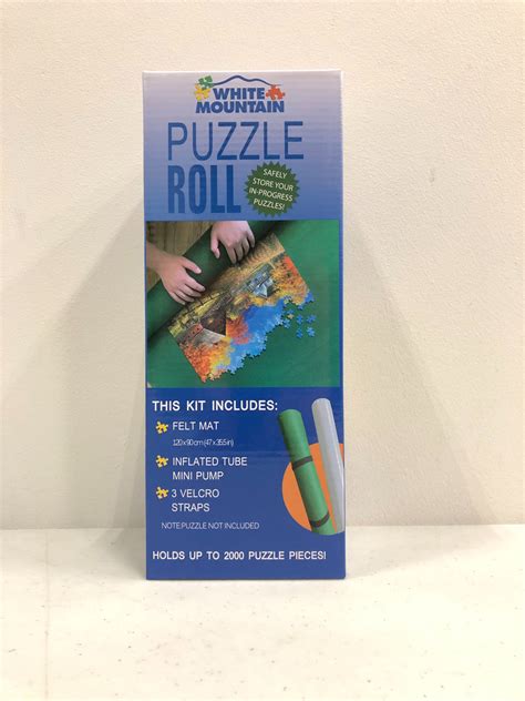 Puzzle Roll-Up Mat (pzroll) - 47" x 35.5" – White Mountain Puzzles