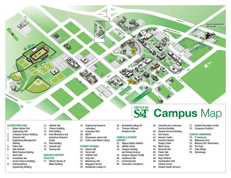 Southeast Missouri State University Campus Map