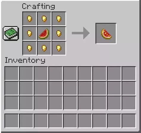 How To Make Glistering Melon Slice In Minecraft