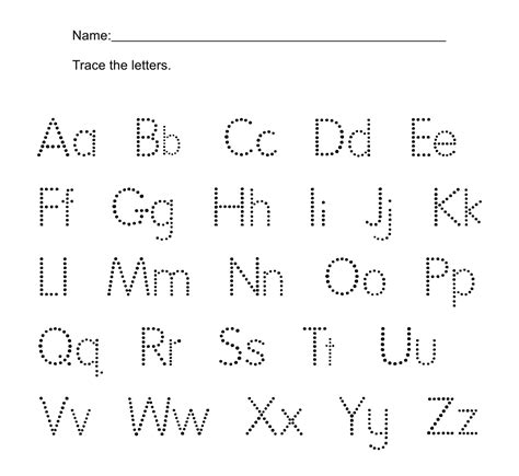 Kids Letter Tracing - 10 Free PDF Printables | Printablee